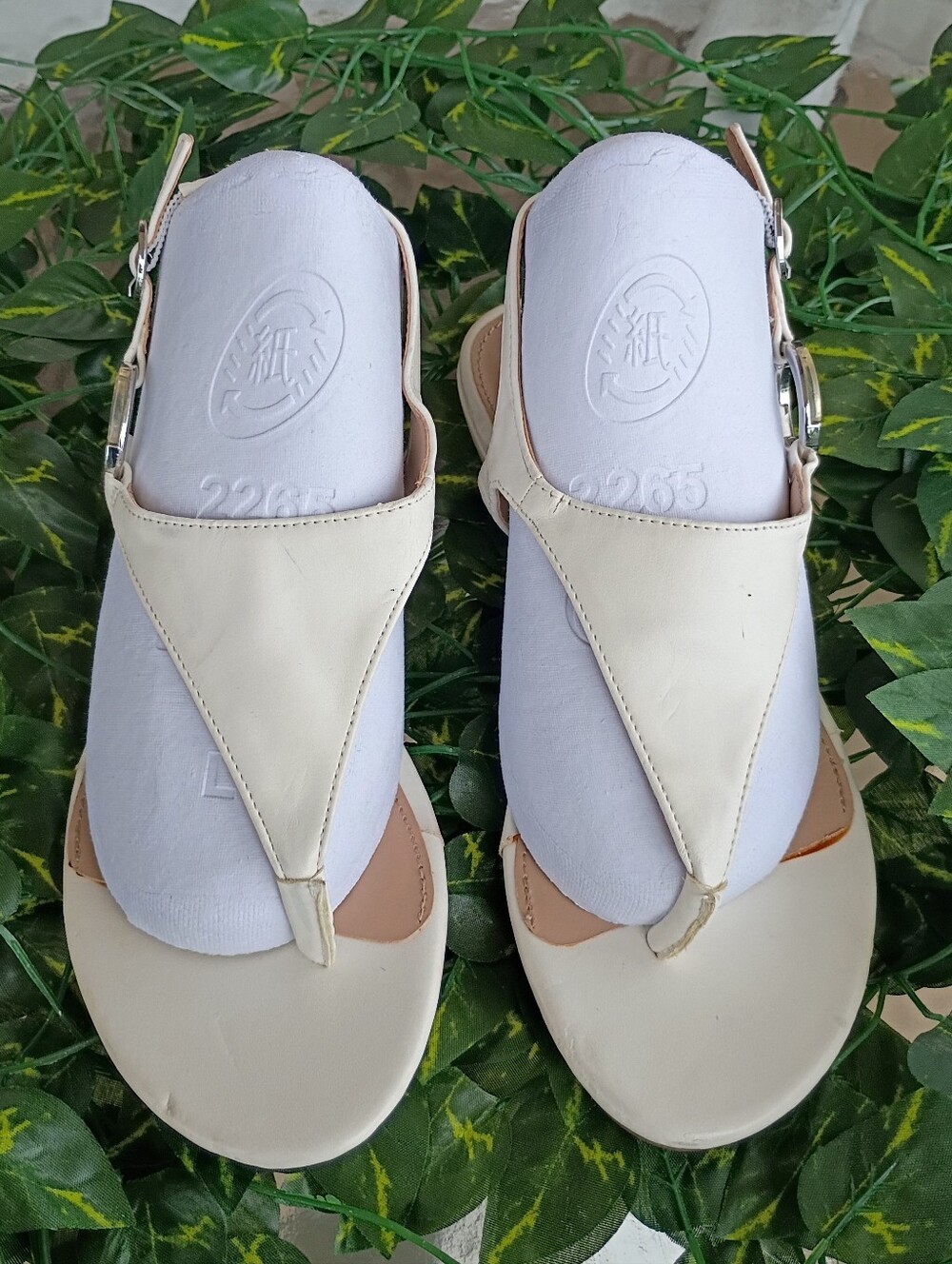 Alfani Cream Slingback Sandals, Size 5,